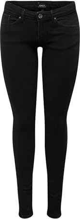 ONLY Skinny Low Coral Jeans black denim (Damen)