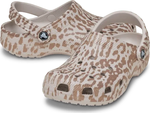 Crocs Classic Pop Animal cocoa crème