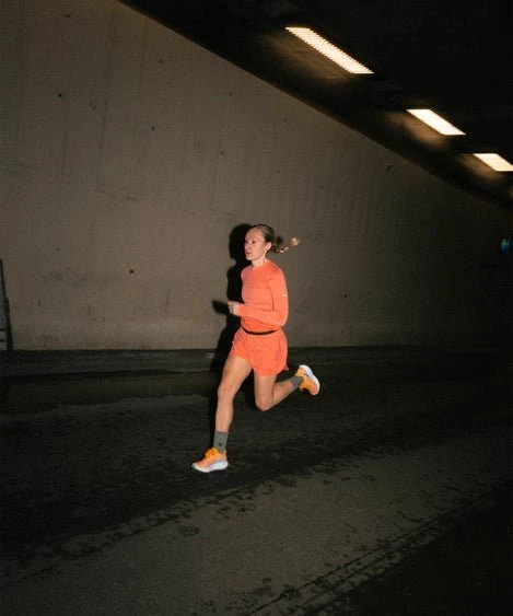 Salomon Cross 2in1 Laufhose kurz coral (Damen)