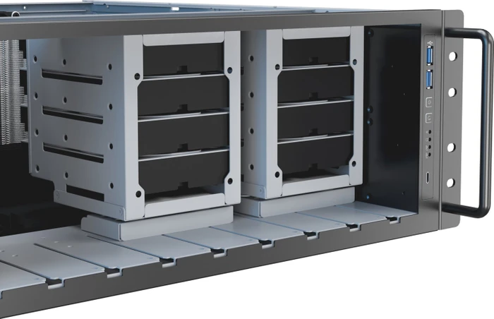 SilverStone RAC45-DC-34, 3.5" HDD Modul, für RM45-360 / RM600 / RM61-312, weiß