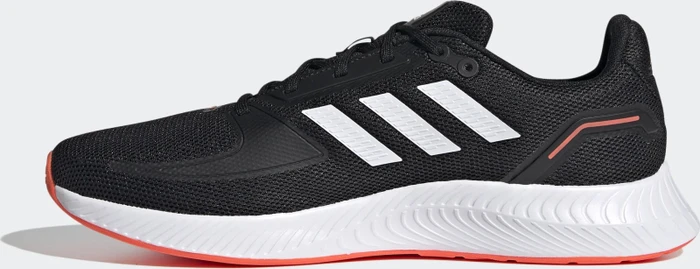 adidas Runfalcon 2.0 core black/cloud white/solar red (Herren)