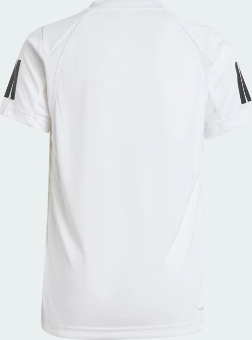 adidas Club Tennis 3-Streifen Funktionsshirt kurzarm weiß (Junior)