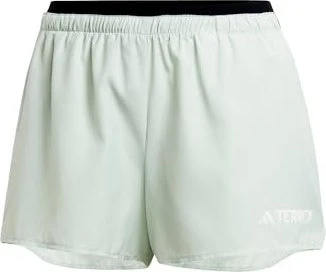 adidas Terrex Multi Light Printed Laufhose kurz linen green (Damen)