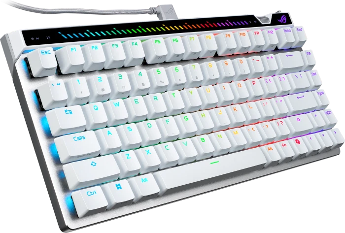 ASUS ROG Falchion Ace 75 HE, weiß, ROG HFX V2 Magnetic, USB, DE