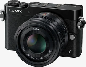Panasonic Lumix DMC-GM5 schwarz mit Objektiv Leica DG Summilux 15mm 1.7 ASPH