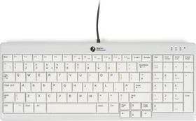 BakkerElkhuizen UltraBoard 960 V2 Standard Compact, weiß/grau, USB, DE (BNEU960V2DE)