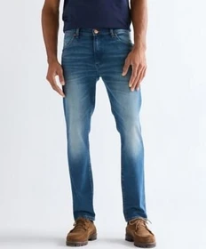 Wrangler Larston Medium Stretch Jeans slate runner (Herren)