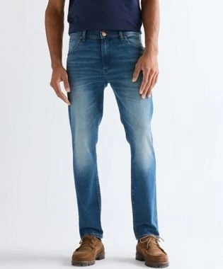 Wrangler Larston Medium Stretch Jeans slate runner (Herren)
