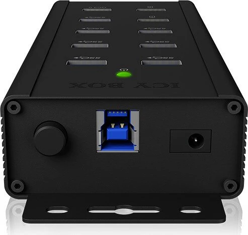 RaidSonic Icy Box IB-HUB1703-QC3 USB-Hub, 7x USB-A 3.0, USB-B 3.0 [Buchse]