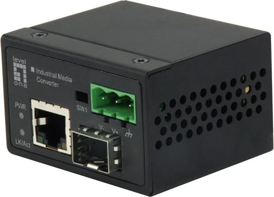 LevelOne IEC-4000 Industrial Media Converter, RJ-45, SFP