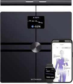 Withings BodyFit digitale Segment-Körperanalysewaage schwarz