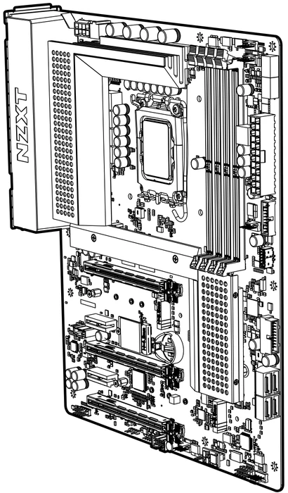 NZXT N5 Z690 Black (Intel 1700)