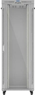 Lanberg 19" Rackschrank 47HE, freistehend, V2, Glastür, IP20, RAL 7035, 1000mm tief