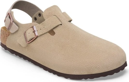 Birkenstock Tokio Veloursleder taupe