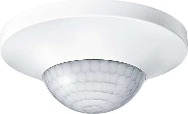 Merten KNX Argus Präsenz mit Lichtregelung und IR-Empfänger, polarweiß, Bewegungssensor