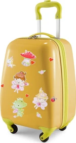 Hauptstadtkoffer For Kids reflektierende Aufkleber Feen Spinner 24l gelb