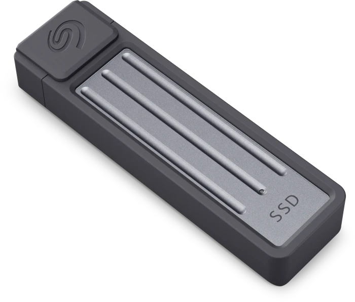 Seagate Ultra Compact SSD +Rescue 1TB dunkelgrau, USB-C, USB 3.2 Gen 2×1