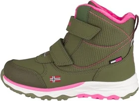 Trollkids Hafjell Winter dusky olive/light magenta (Junior)