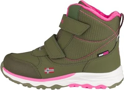 Trollkids Hafjell Winter dusky olive/light magenta (Junior)