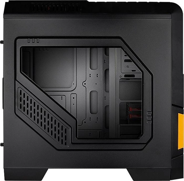 Cooltek GT-04 orange, Acrylfenster