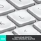 Logitech MX Keys Mini, LEDs weiß, Logi Bolt, Pale Gray, weiß/grau, USB/Bluetooth, IT Vorschaubild