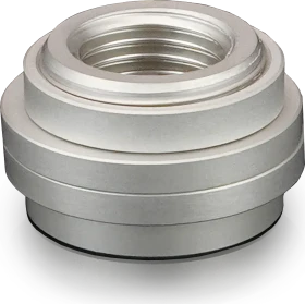 Thermal Grizzly DeltaMate Pass Through Fitting FF, G1/4", matt nickel