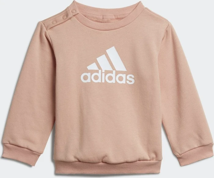 adidas Badge of Sport Trainingsanzug ambient blush/white (Junior)