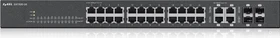 Zyxel GS1920 Rackmount Gigabit Smart Switch, 24x RJ-45, 4x RJ-45/SFP (GS1920-24-EU0101F)