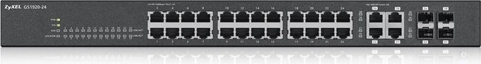 Zyxel GS1920 Rackmount Gigabit Smart Switch, 24x RJ-45, 4x RJ-45/SFP