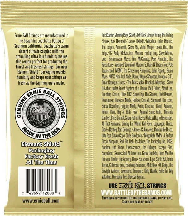 Ernie Ball Earthwood 80/20 Bronze Rock and Blues