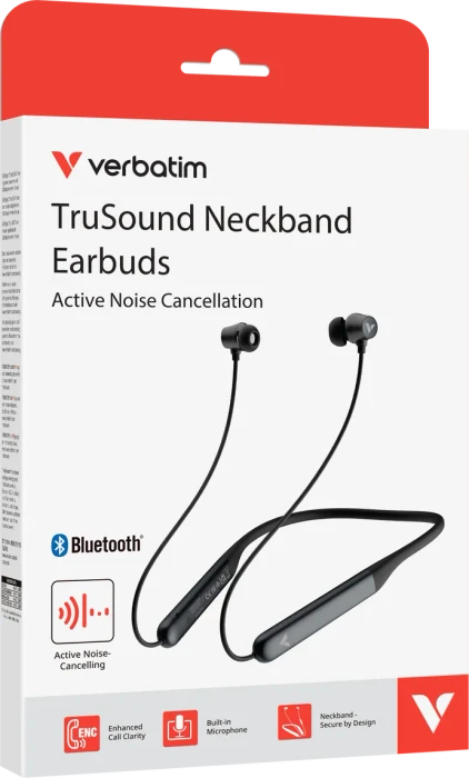 Verbatim TruSound ANC Neckband Earbuds schwarz
