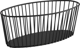 APS Urban Obstkorb 30x14cm schwarz