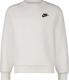 Nike Sportswear Club Fleece Sweatshirt weiß/schwarz (Junior)
