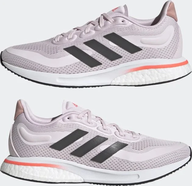 adidas Supernova almost pink/carbon/turbo (Damen)