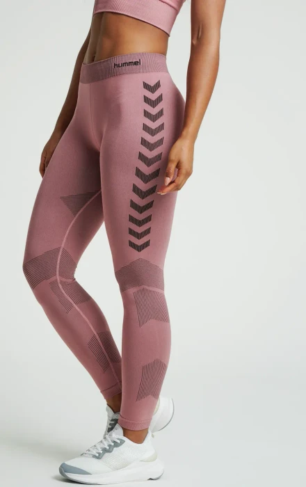 hummel Seamless Training Tight Hose lang dusty rose (Damen)