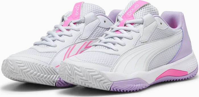 Puma Nova Court silver mist/puma white/vivid violet (Damen)