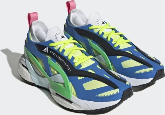 adidas Solar Glide by Stella McCartney true blue/screaming green f21/cloud white (Damen)