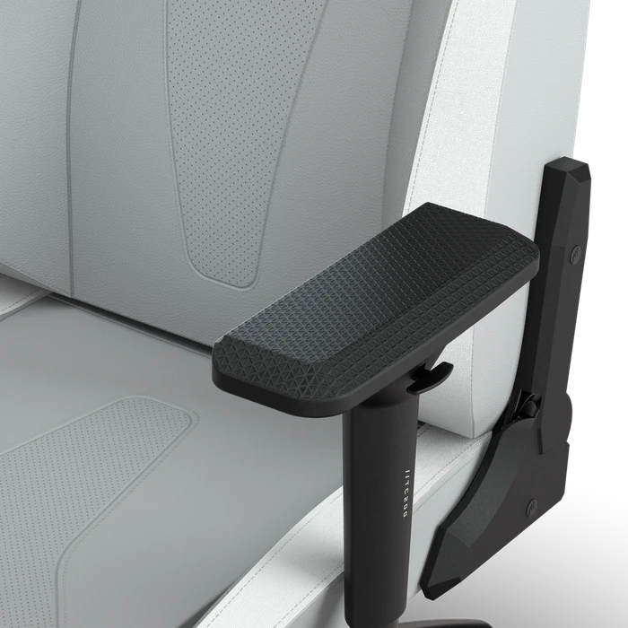 Corsair TC200 Plush Leatherette Gamingstuhl, hellgrau/weiß