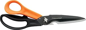 Fiskars Cuts+More Mehrzweckschere, Universalschere, Rechtshänder, 230mm, schwarz/orange