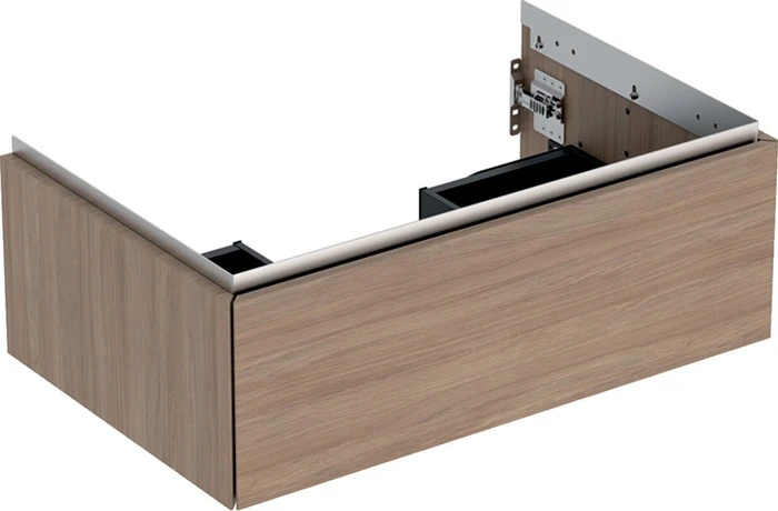 Geberit ONE Unterschrank für Waschtisch, mit einer Schublade, 75cm, Eiche/Melamin Holzstruktur
