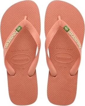 Havaianas Brasil Logo pink clay
