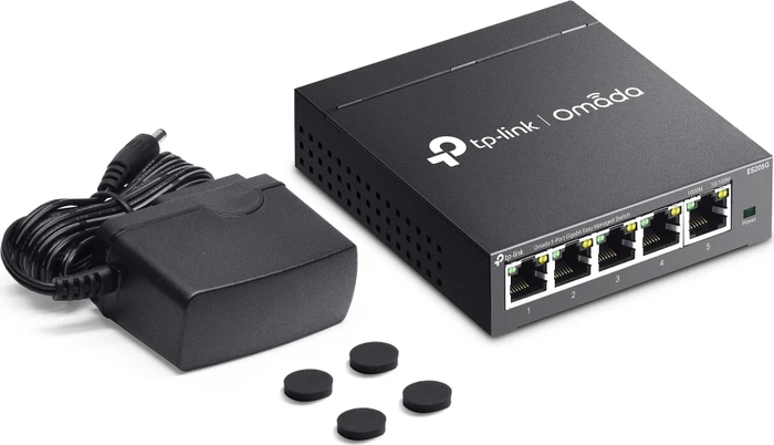 TP-Link Omada ES205G Desktop Gigabit Smart Switch, 5x RJ-45