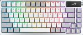 ASUS ROG Azoth White Wireless Gaming Keyboard, hot-swap, ROG NX SNOW, USB/Bluetooth, FR (90MP031A-BKFA10)