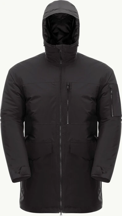 Jack Wolfskin Koenigsbau Parka Funktionsjacke schwarz (Herren)