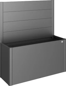 Biohort Sichtschutz 152x4x91cm für Hochbeet dunkelgrau-metallic