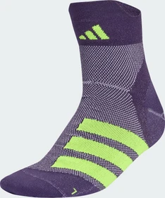 adidas RUNxADIZERO Socken aurora plum/white/solar yellow