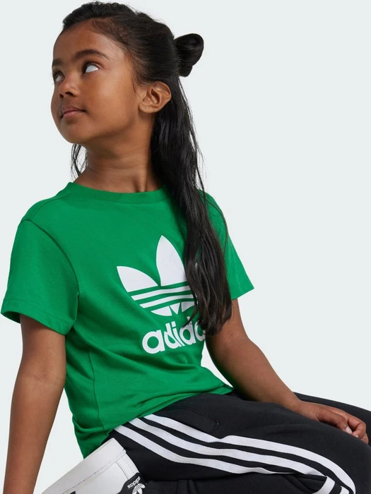 adidas Adicolor Trefoil T-Shirt kurzarm grün (Junior)