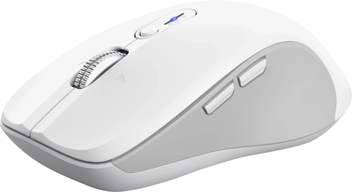 Trust Ferro Hyperwheel Multi-Device Wireless Mouse weiß, USB/Bluetooth