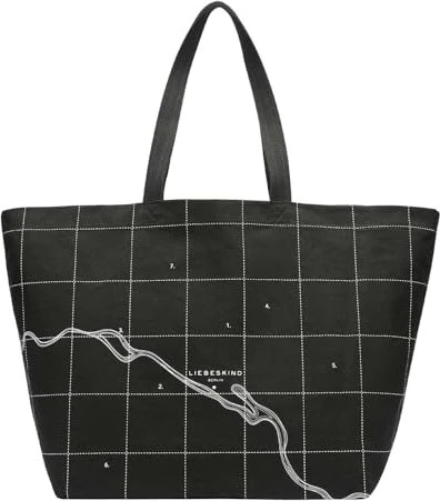 Liebeskind Berlin Canvas L Shopper schwarz