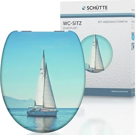 Schütte Duroplast WC-Sitz mit Absenkautomatik sailing